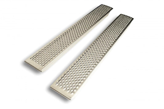 ALUMINIUM LOADING RAMPS PAIR 1500mm X 200mm 400 KG COMBINED CAPACITY MOTORCYCLE ATV UTV
