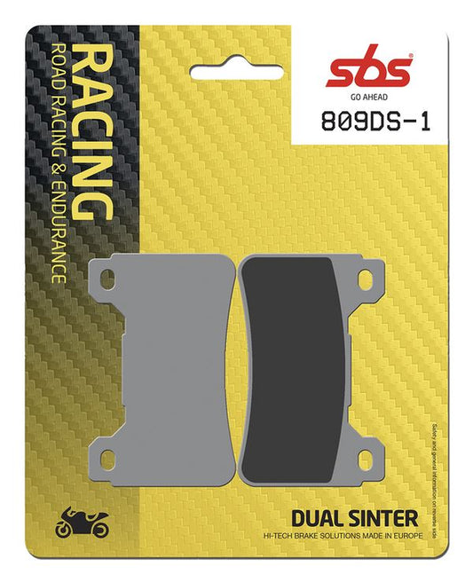 Sbs DS Racing Dual Sintered Brake Pads For Honda CBR 600 RR 2004-2018 809DS-1