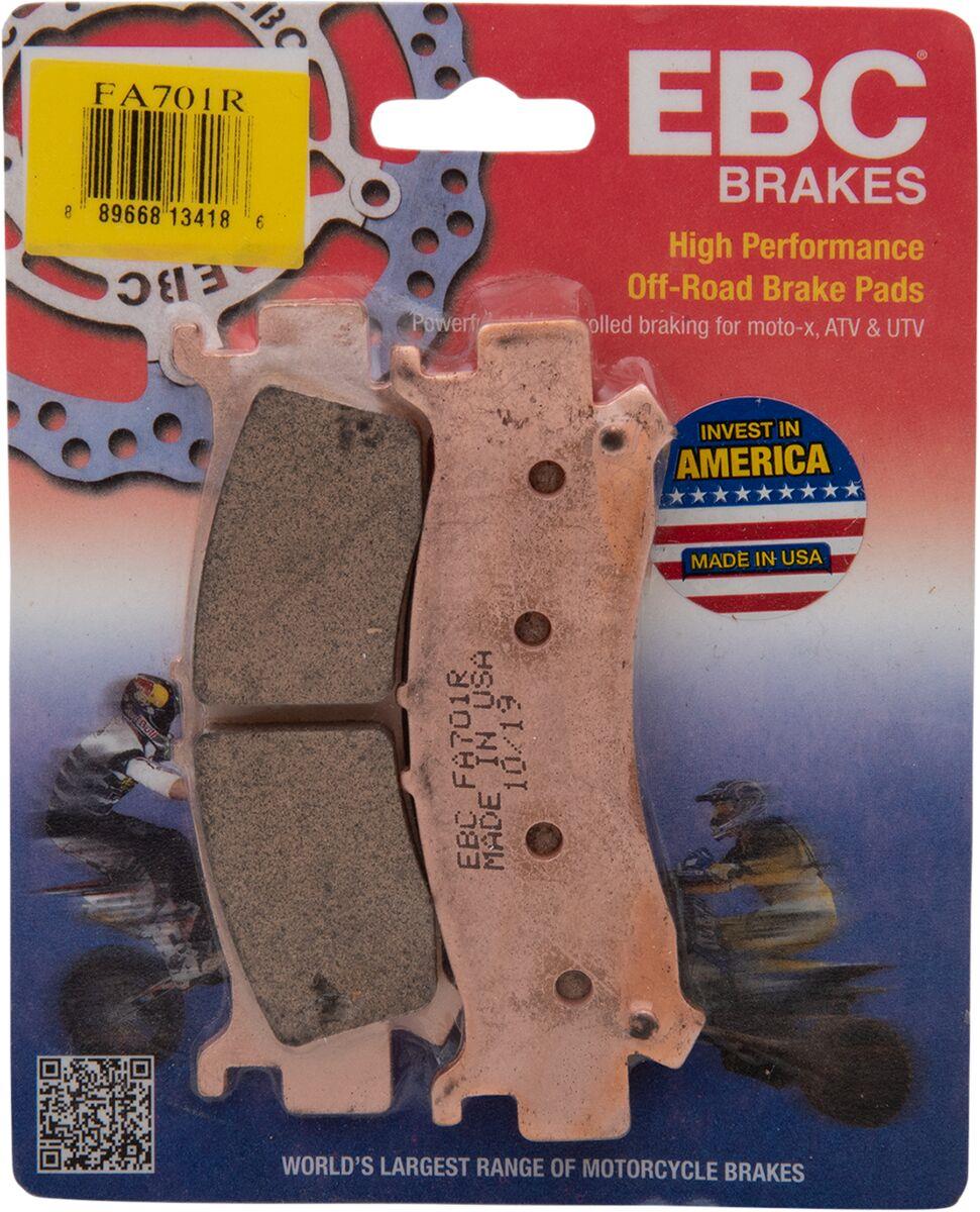 EBC Long-Life Sintered R Brake Pads For Honda SXS 1000 R 2016-2024 FA701R