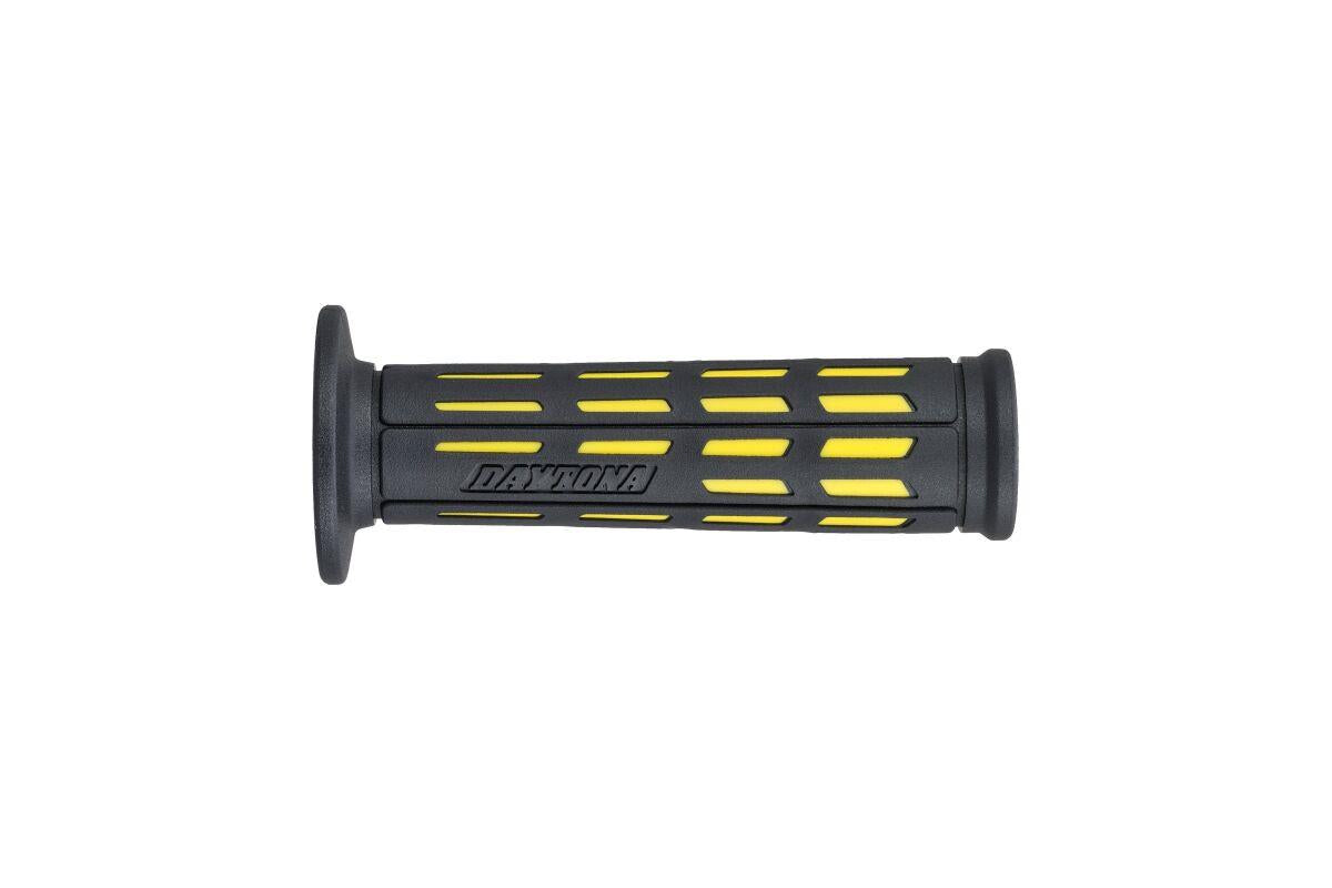 Daytona Grippy Grip GGD-Tapered-SP Yellow 22mm Open End Grips Pair 25165