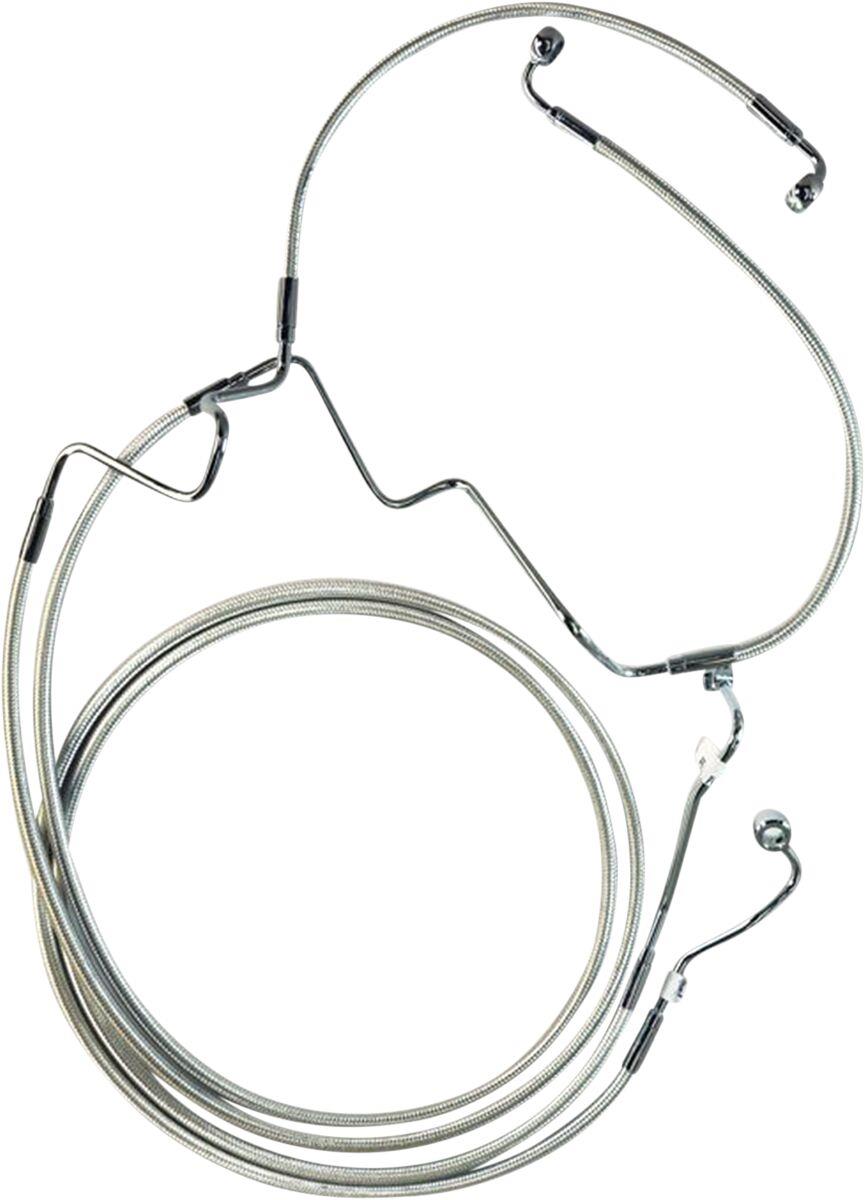 Magnum Shielding Lower Brake Line Kit For Harley FLHRXS 1868 2014-2024 AS370164