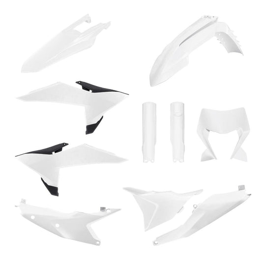 Polisport Complete Body Kits For KTM EXC 300 TBI 2026 White Pre-Drilled 91656