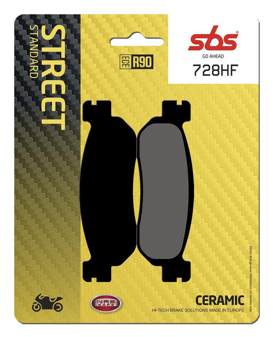 Sbs HF Street Ceramic Organic Brake Pads For Yamaha TW 200 1999-2022 728HF