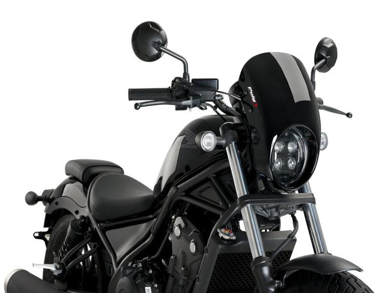 Puig Anarchy Semi Fairing Matt Black 6479A