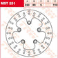 Trw Round Fixed Brake Rotor 220-250mm For Suzuki GSF 650 1988-2016 Steel MST251