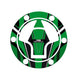 Puig Radikal Fuel Cap Protector Green 3850N