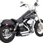 Vance & Hines Shortshots Staggered Exhaust System For HD FXDF 1690 12-17 17327
