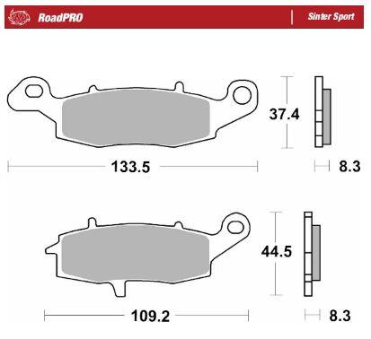 Moto-Master RoadPro Sinter Sport For Suzuki DL 650 1995-2024 404105