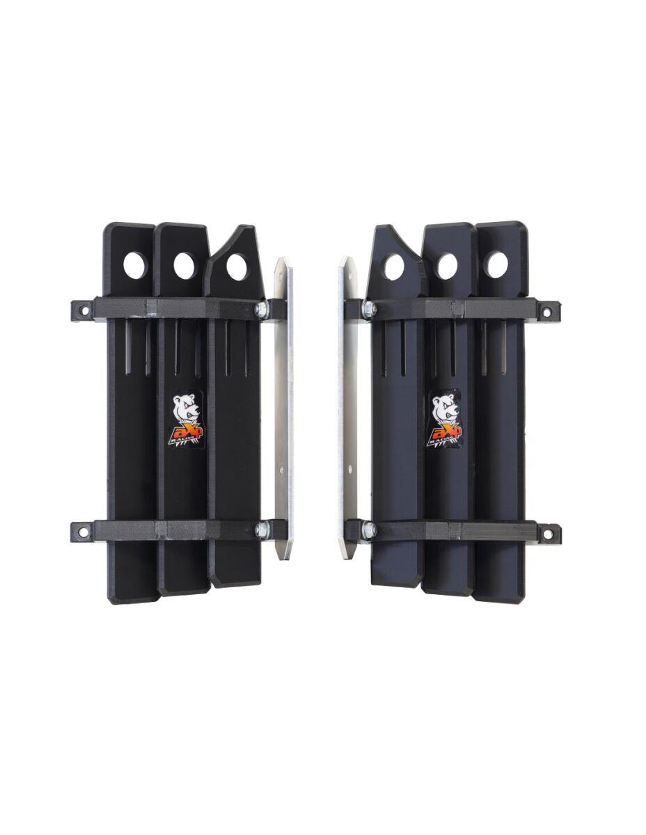 AXP Racing HDPE Radiatior Braces For Ducati DESMO 450 MX 2025-2026 Black AX1786