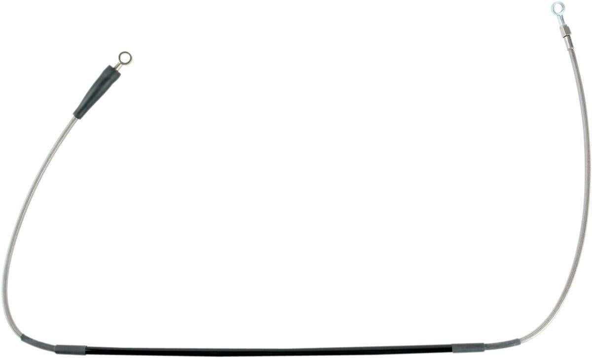 Moose Offroad Braided Brake Line For Yamaha YZ 125 2005-2008 Y01-1-058/P-CL