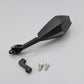 Daytona Black Side View ECE-Approved Left/Right Fit Aluminum ABS Mirror 80719