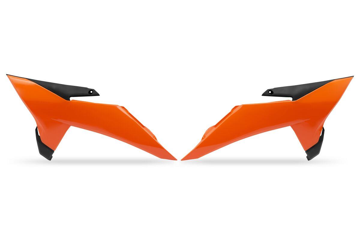 UFO Radiator Covers For KTM SX 85 2025-202 Orange Gloss Finish KT05030#127
