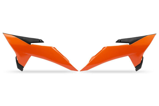 UFO Radiator Covers For KTM SX 85 2025-202 Orange Gloss Finish KT05030#127