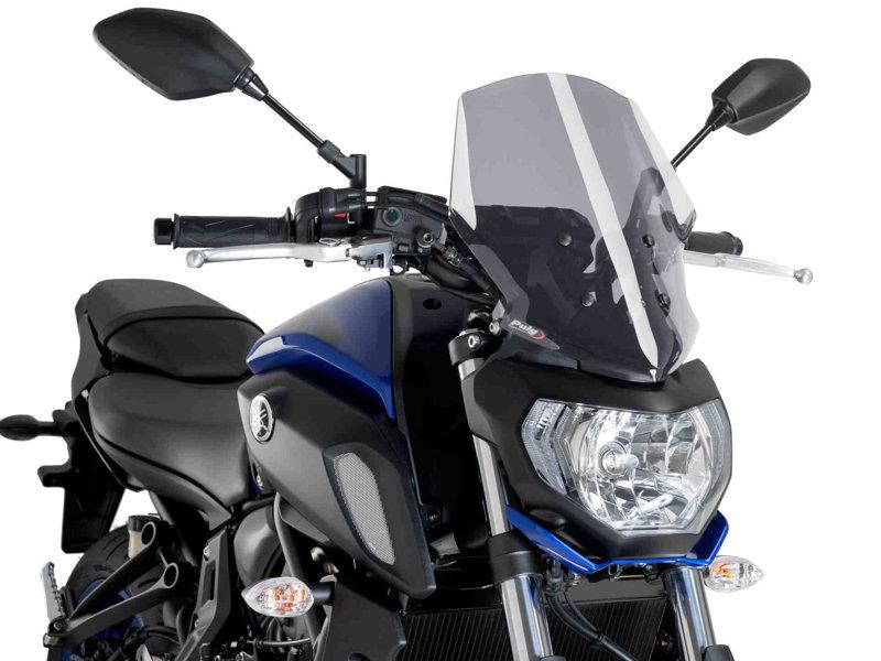 PUIG New Generation Touring Screen Dark Smoke for Yamaha MT-07 18-20 9667F