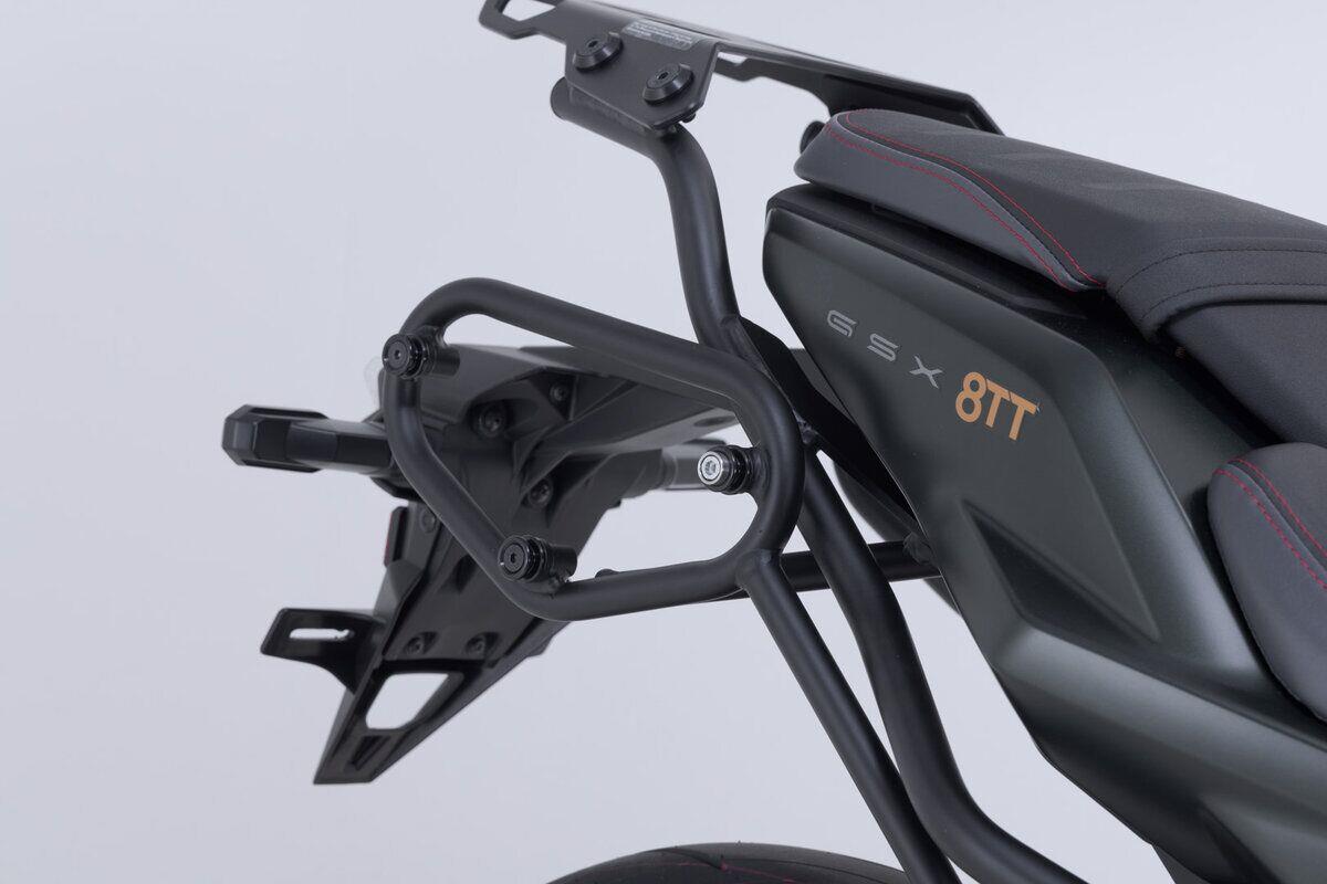 SW MOTECH SLC Side Carrier Set Left & Right Black Steel HTA.05.031.12000