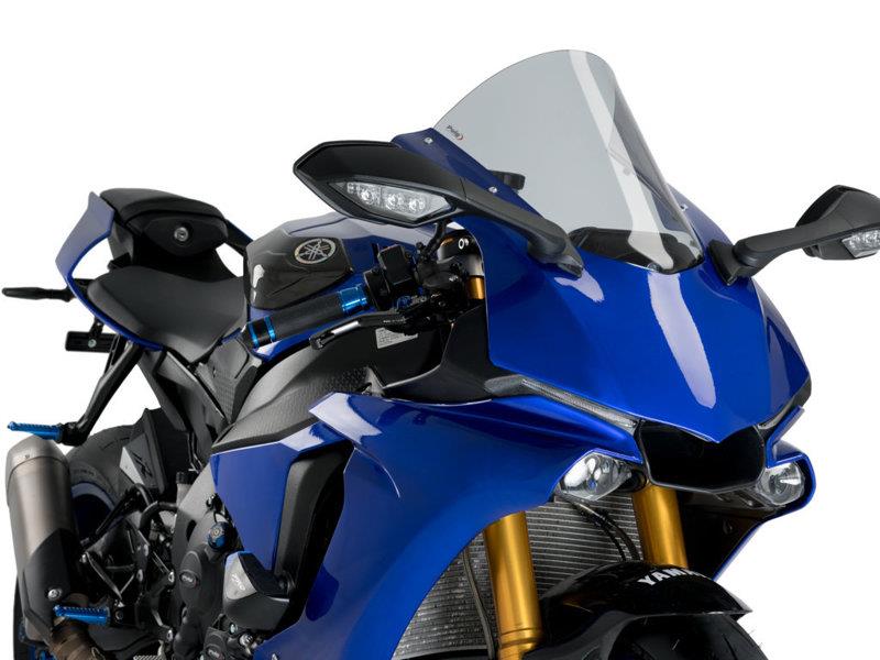 PUIG R-Racer Screen Light Smoke for Yamaha YZF R1/M 15-19 3632H