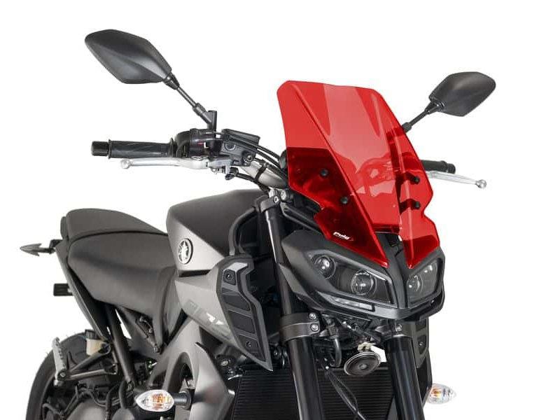 PUIG New Generation Touring Screen Red for Yamaha MT-09/SP 17-20 9377R