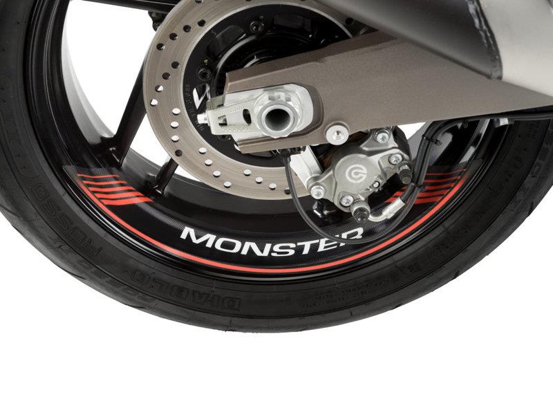 Puig Wheel Rim Stickers Red 20533O