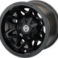 Moose Utility 416X Black 12x7 4/156 4+3 Aluminum Quad UTV Wheel