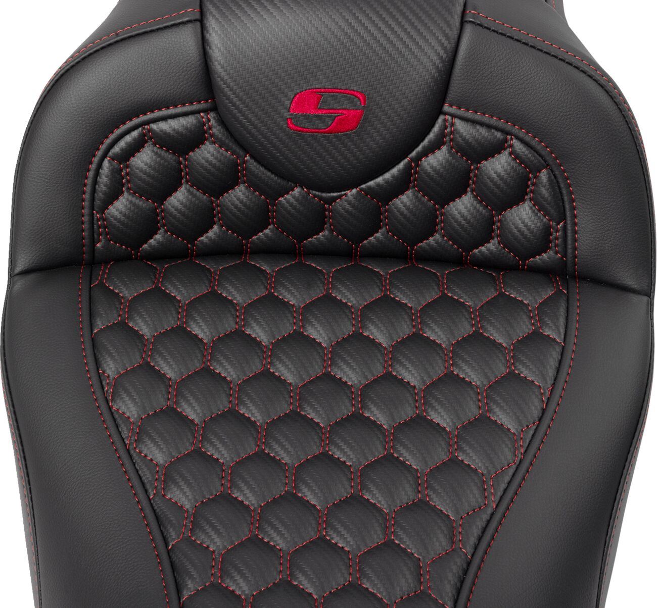 Saddlemen Honeycomb Roadsofa Saddlehyde Seat With Backrest For Harley Davidson FLHXS 1868 ABS 08-23 808-07B-189B4