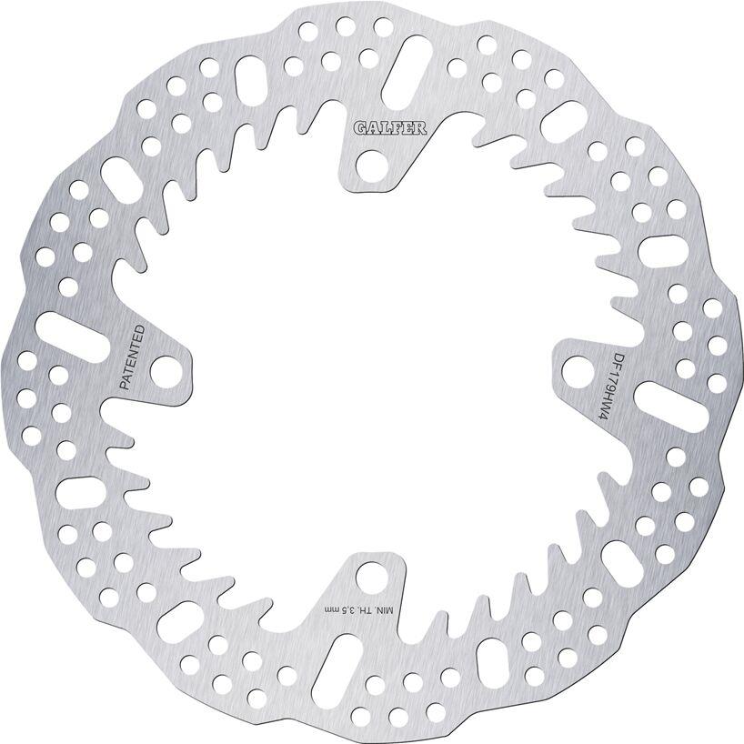 Galfer Brake Rotor Shark Fixed For Kawasaki KX 250 2003-2024 Silver DF179HW4