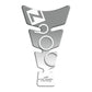 Puig Spirit Tank Pad With Model Logo Silver 9854P