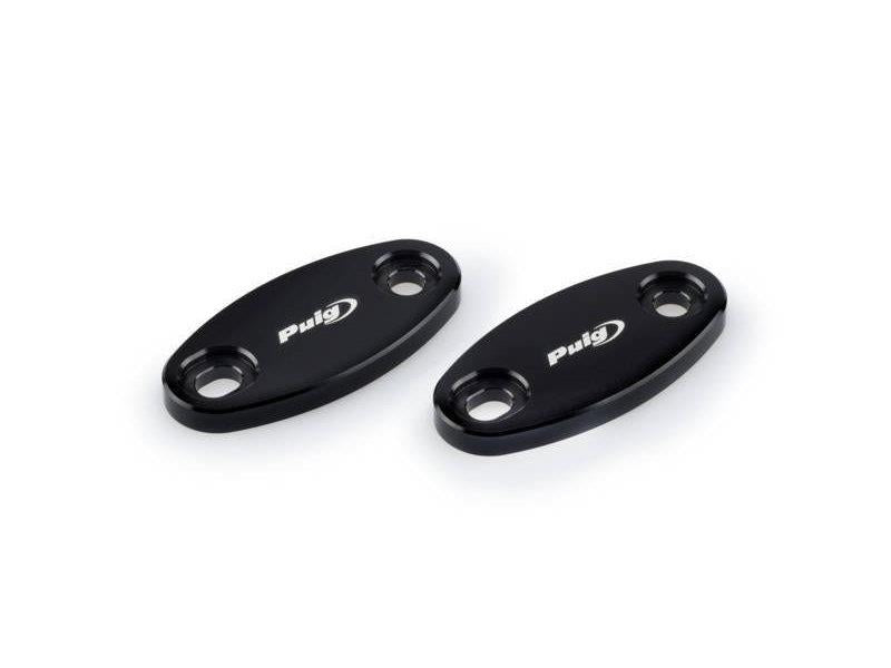 Puig Mirror Screw Caps Black 8159N