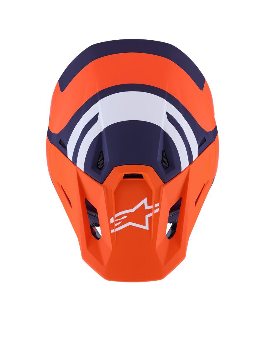 ALPINESTARS SM7 Core Helmet ORAN/BLUE 2025 Model