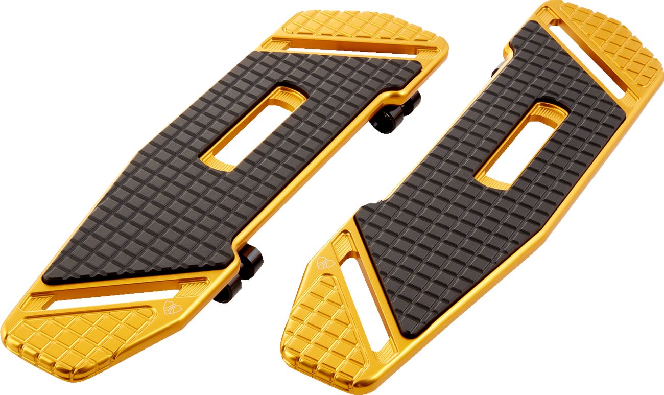 Arlen Ness SpeedLiner Floorboards Gold Aluminum For HD FLHTC 1584 82-10 410-035