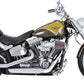 Vance & Hines 3" Twin Slash Slip-On Mufflers Chrome For HD FLSTC 1690 07-17 16335