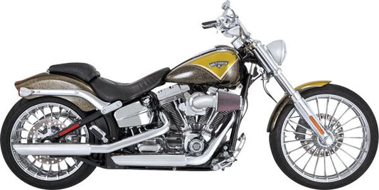 Vance & Hines 3" Twin Slash Slip-On Mufflers Chrome For HD FLSTC 1690 07-17 16335