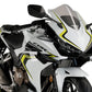 PUIG Sport Downforce Spoilers Black for Honda CBR500 R 19-23 3614N
