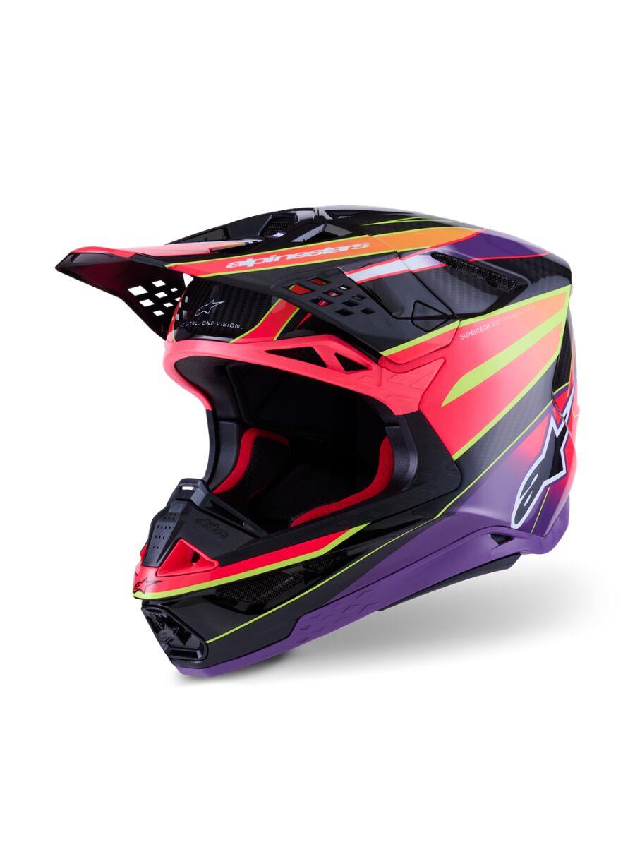 ALPINESTARS Supertech M10 Era MIPS® Helmet PINK/VIO/YL 2025 Model