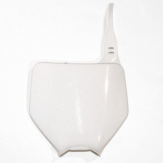 UFO FRONT NUMBER PLATE SUZUKI RMZ250 WHITE SU03931-041