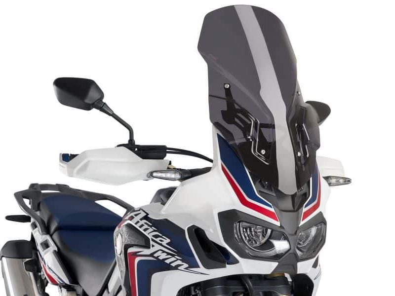Puig Adjustable Touring Screen With Support Dark Smoke 9723W
