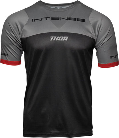 Thor MTB Intense Jersey SS Black - Gray 2022 Model