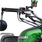 Daytona Aluminum Bar End Mirror Black Round Handlebar End E-marked 89428