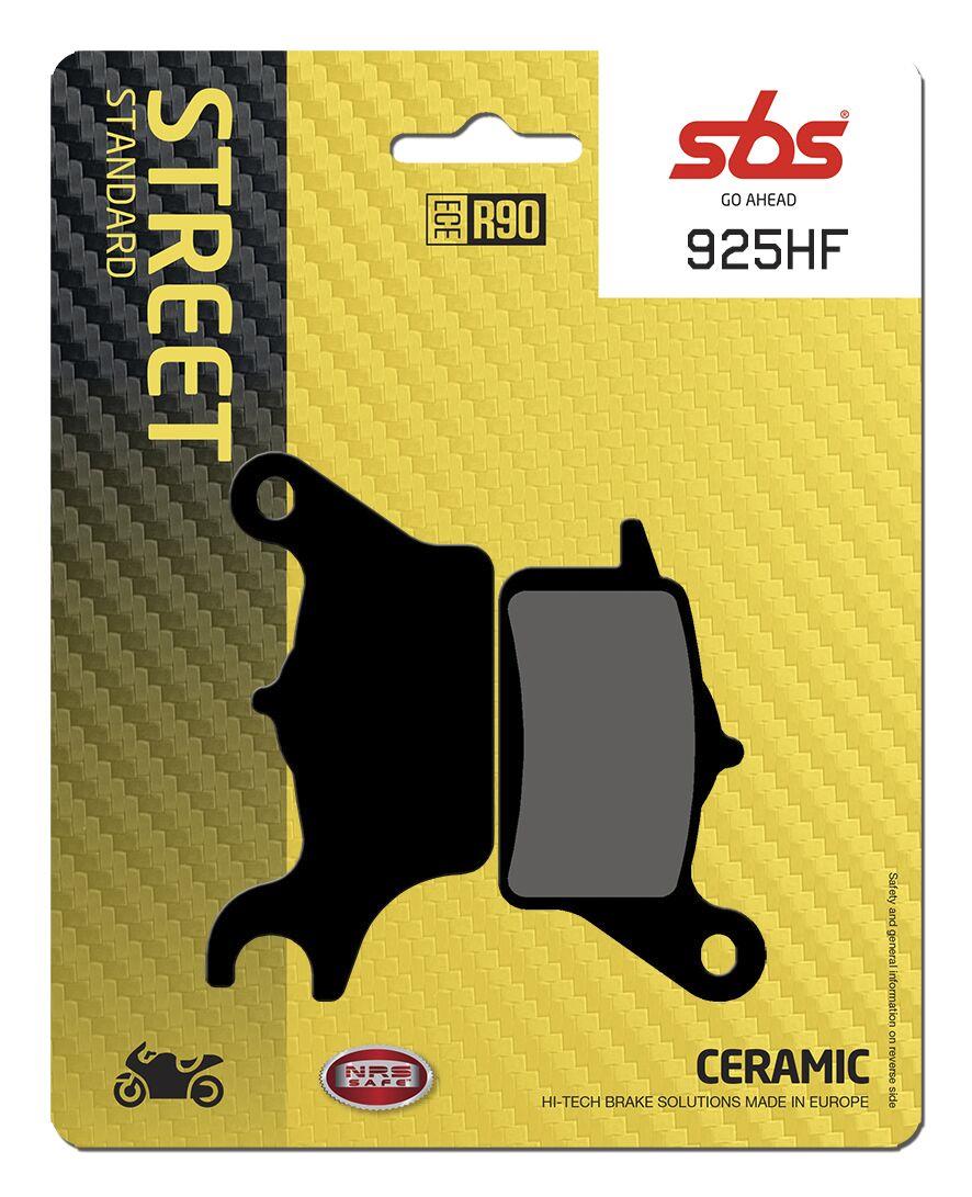 Sbs HF Street Ceramic Organic Brake Pads For Kawasaki Z 125 2017-2020 925HF