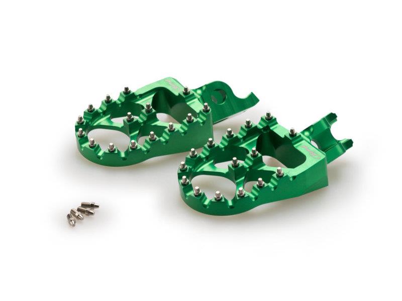 Puig Off Road Footpegs Green 4826T