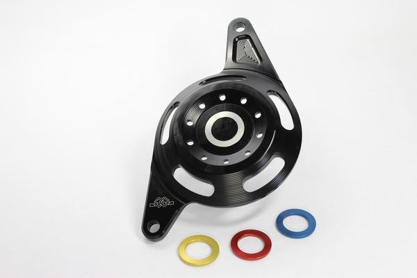 Gilles Tooling Sprocket Cover For Ducati Monster 1200 2014-2020 Black Red SC-04