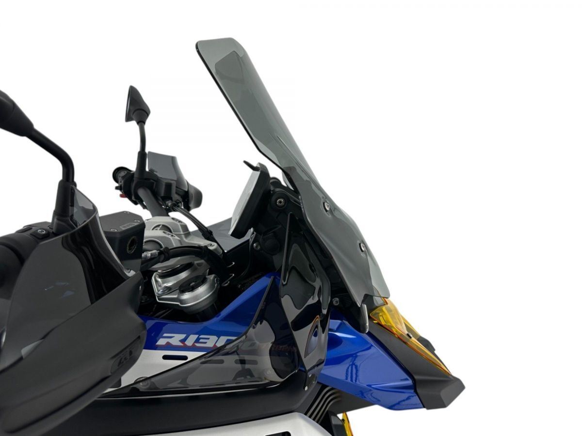 WRS Windscreen Caponord Plus With Radar For BMW R1300GS Adventure Smoke Bm108f