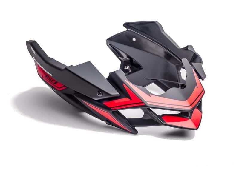 PUIG Engine Spoiler Matt Black for Suzuki GSR 750 11-16 5682J