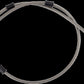 Moose Offroad Braided Brake Line For Yamaha XT 250 2008-2025 Y01-1-023/P-CL