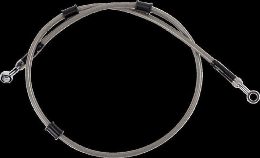 Moose Offroad Braided Brake Line For Yamaha XT 250 2008-2025 Y01-1-023/P-CL