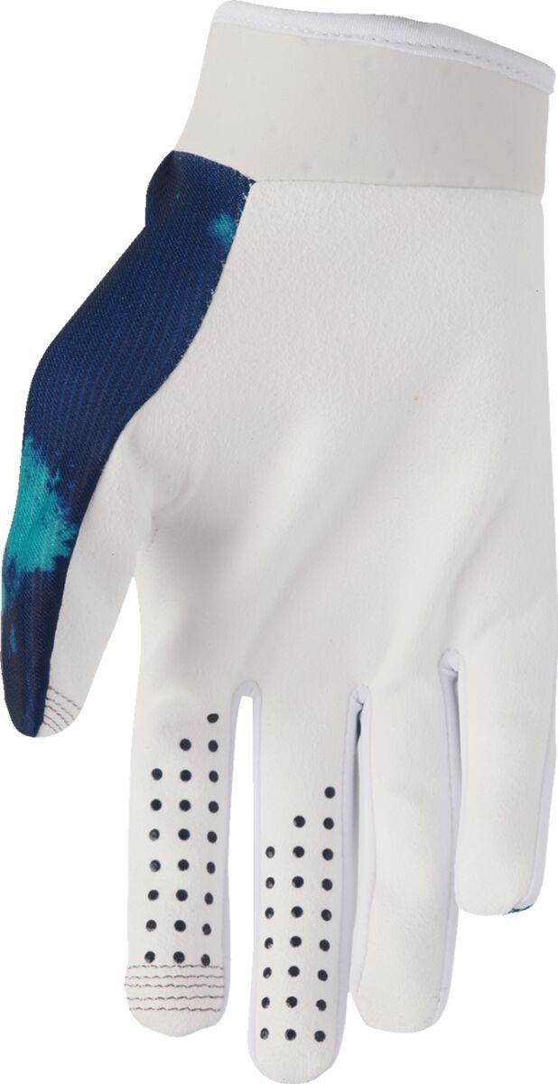 THOR Launchmode Bleach Gloves White/Green/Blue