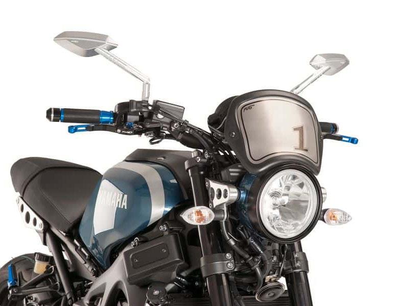 PUIG Retro Fly Screen Matt Black for Yamaha XSR 900 16-21 9168J