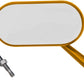 Arlen Ness Forged Oval Mirror Gold Anodized Aluminum Screw-In Side View 13-178