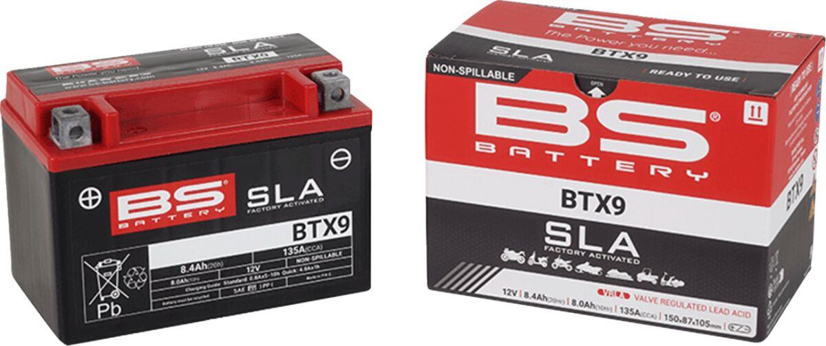BS Battery SLA Factory Activated AGM Battery For Honda TRX 250 TE 85-25 300674