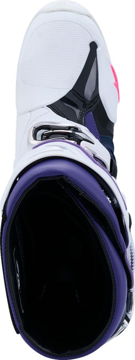 ALPINESTARS Tech 10 Boots WHT/VLT/NVY/PINK 2025 Model