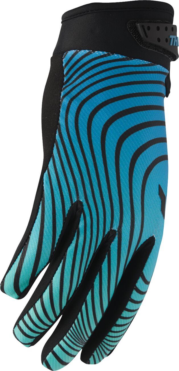 THOR Launchmode Identity Gloves Green/Blue/Black